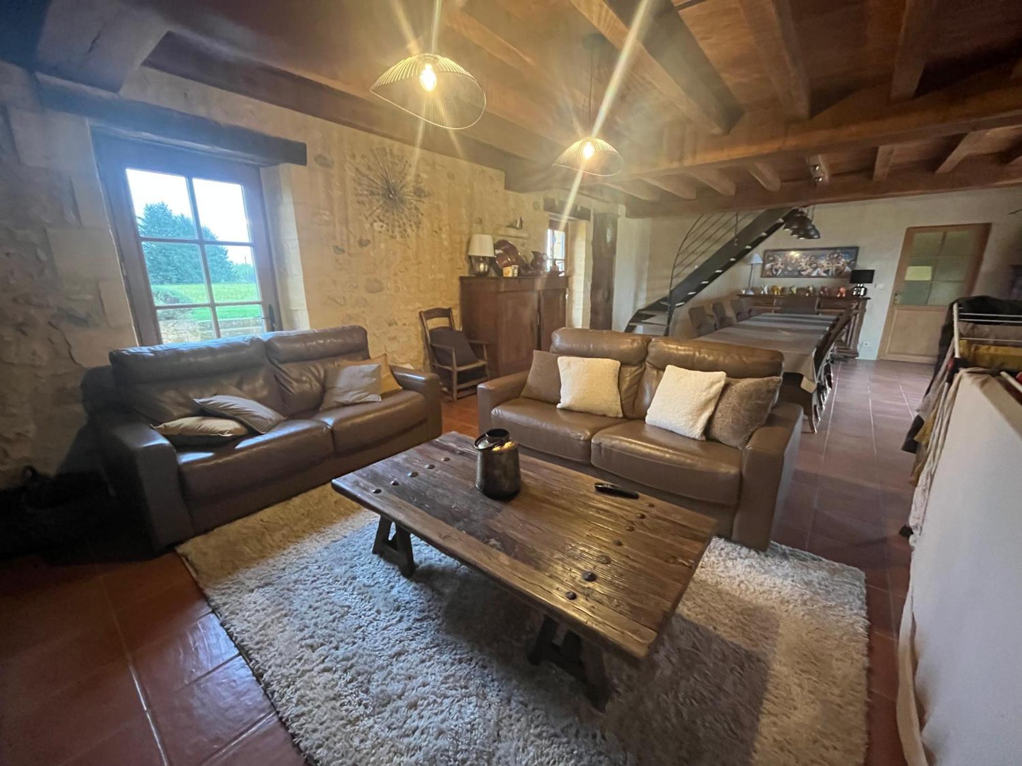 Chambre D'Hotes La Ferme De La Croix. Saint-Avit-Sénieur Eksteriør bilde